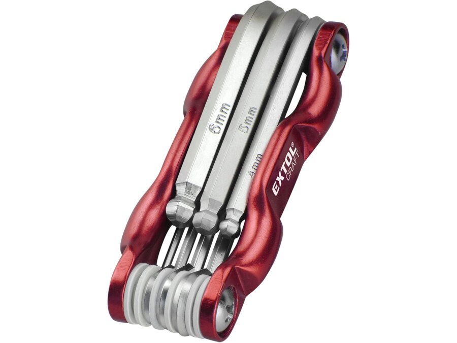 Imbuszkulcs, 7db-os készlet, 1,5-6mm