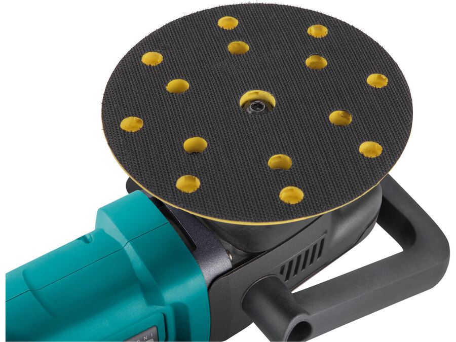 Akkus excenteres polírozógép, Share20V, 20V, Li-ion, szénkefe nélküli motor, 1db akku, 1db töltő, 2000 mAh, 150 mm