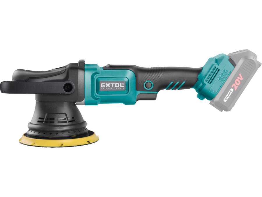 Akkus excenteres polírozógép, Share20V, 20V, Li-ion, szénkefe nélküli motor, 150 mm, AKKU és TÖLTŐ NÉLKÜL