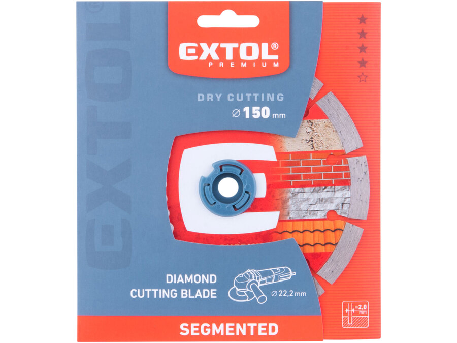 Gyémántvágó szegmenses; 150×22,2mm  max.10.200 f/min