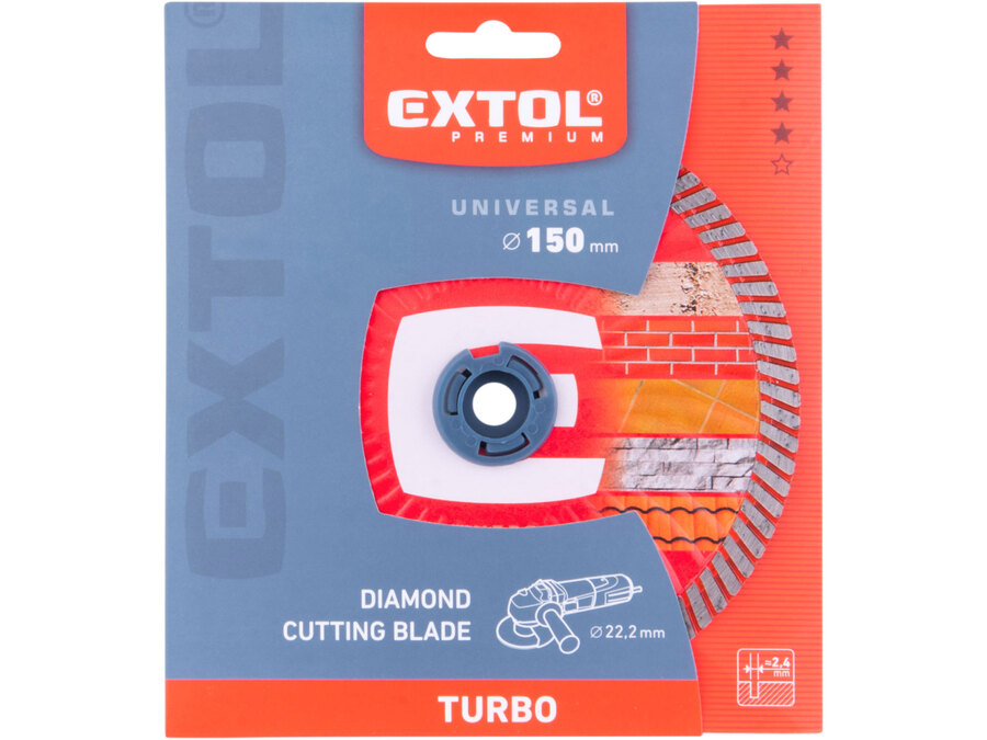 Gyémántvágó TURBO gránit/kerámia; 150×22,2mm, max.10.200 ford/perc
