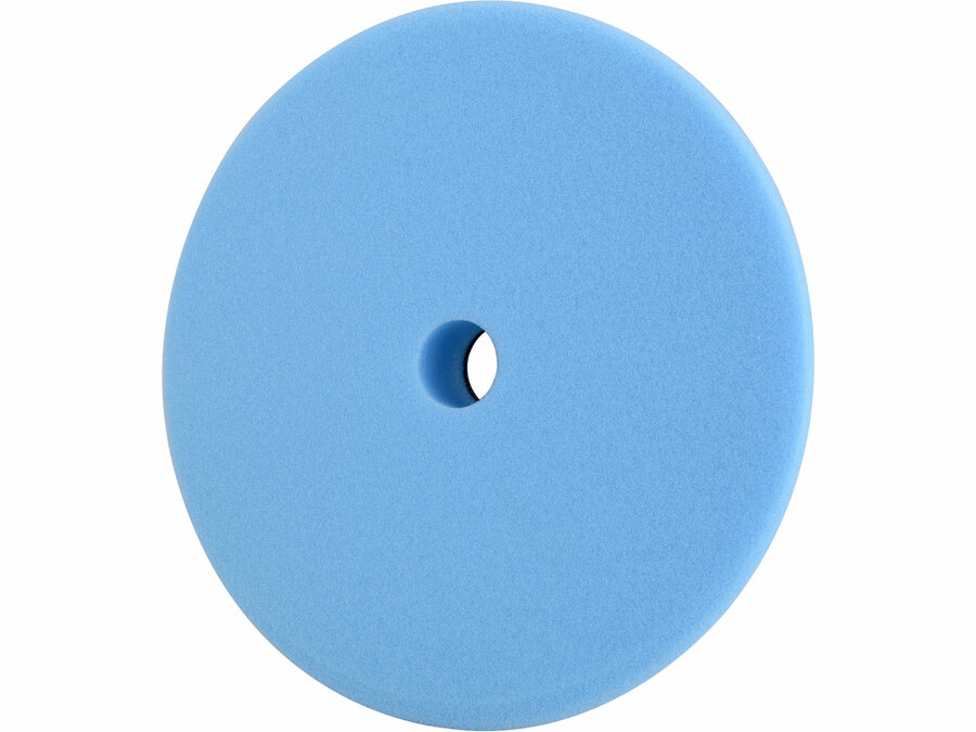 Polírkorong, közepes polírozás, T60, 150×25mm, tengely: 22 mm, kék, tépőzáras
