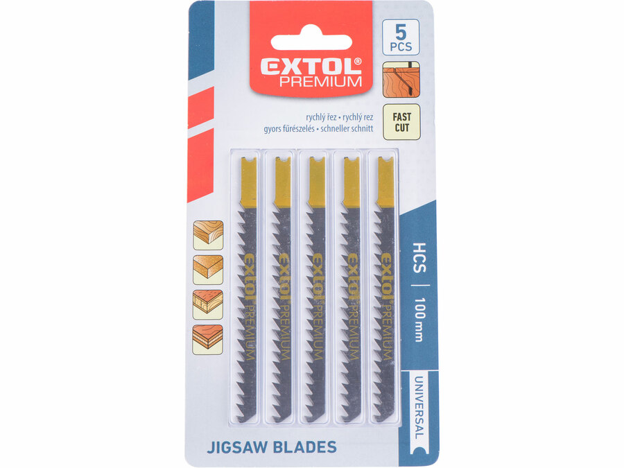 Dekopírlap egyenes vágáshoz, 5db, 75x4,0mm, HCS