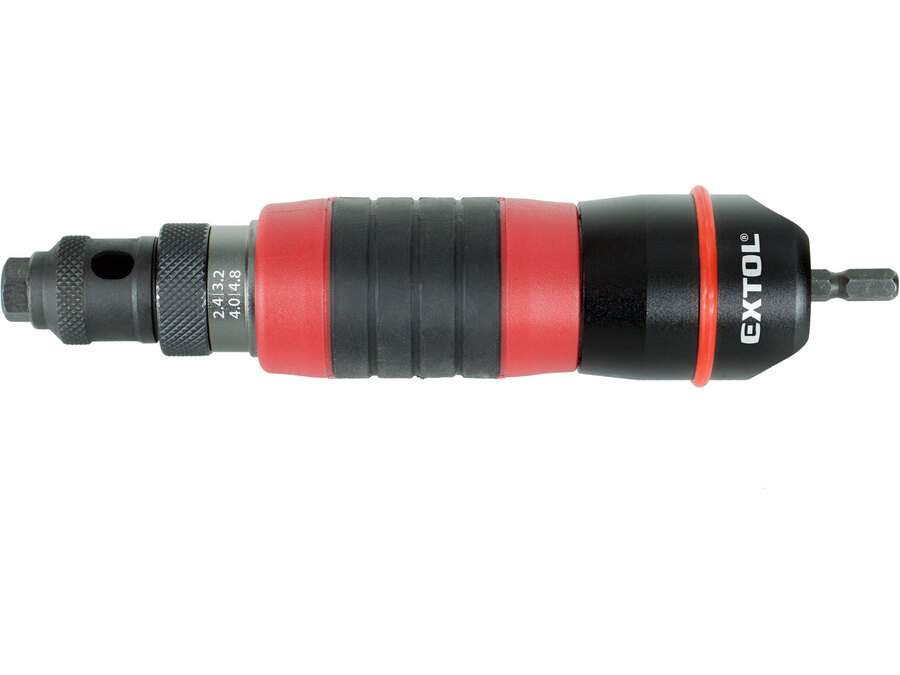 Adapter klt. fúrógéphez, popszegecsekhez, 2,4-4,8 mm, CrMo