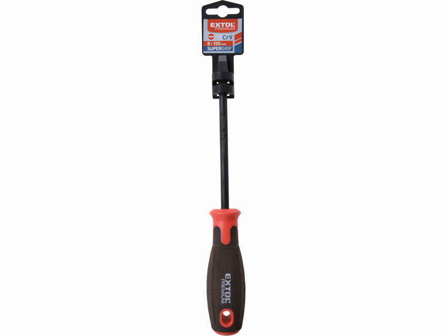 Csavarhúzó lapos SUPERGRIP, (-) 8x150mm, CrV
