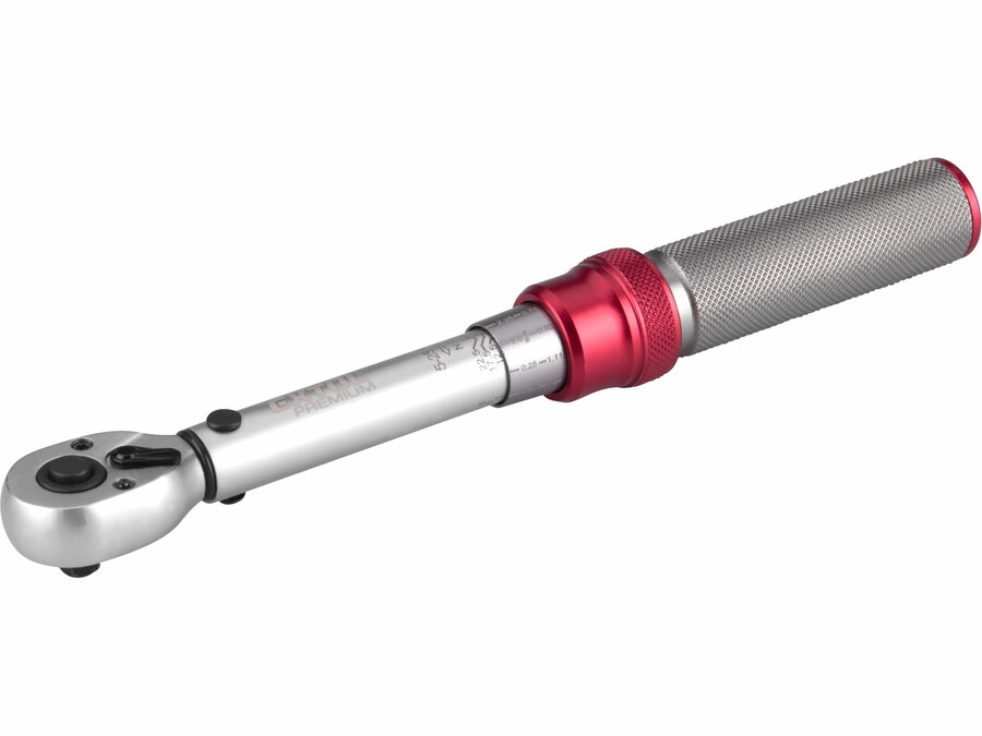 Nyomatékkulcs, 1/4", 5-25 Nm, CrV