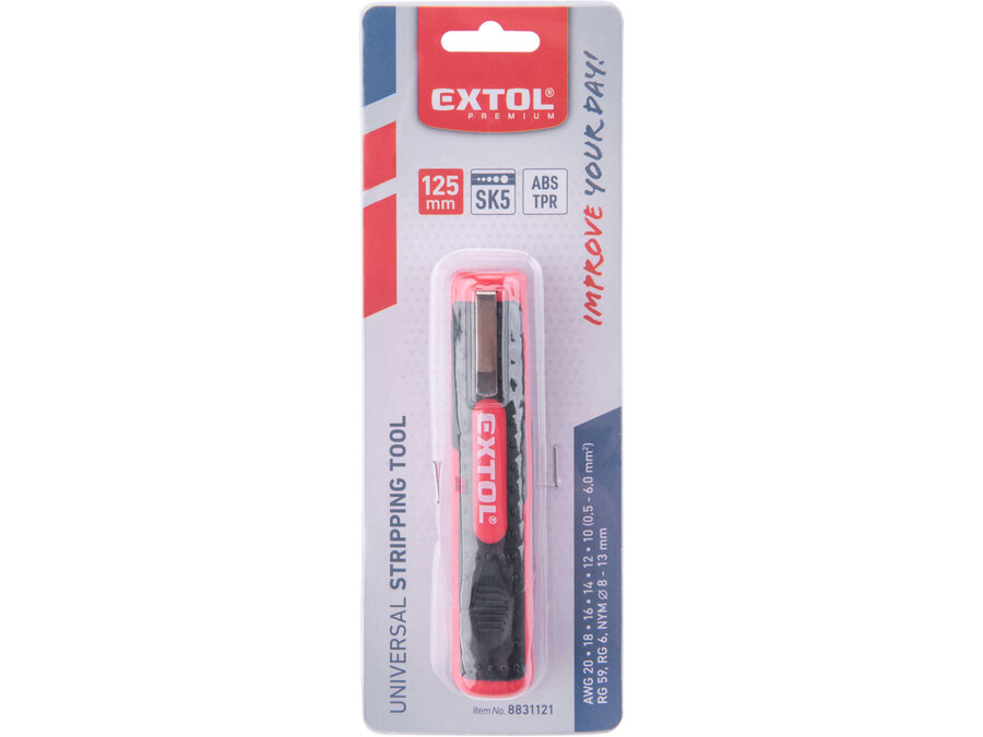 Vezeték és kábel csupaszító (blankoló) kábel méretek: 0,5- 6,0 mm2