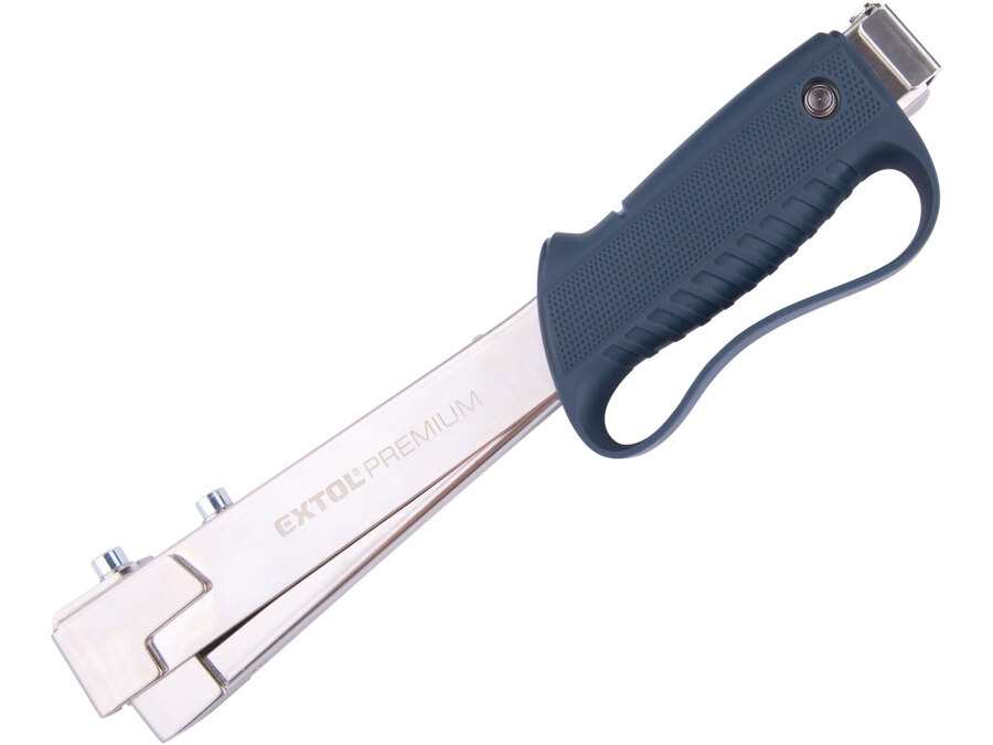 Tűzőkalapács, krómozott (profi) 10,6mm; 6-10mm, felhasználás: tűzőgépkapocs