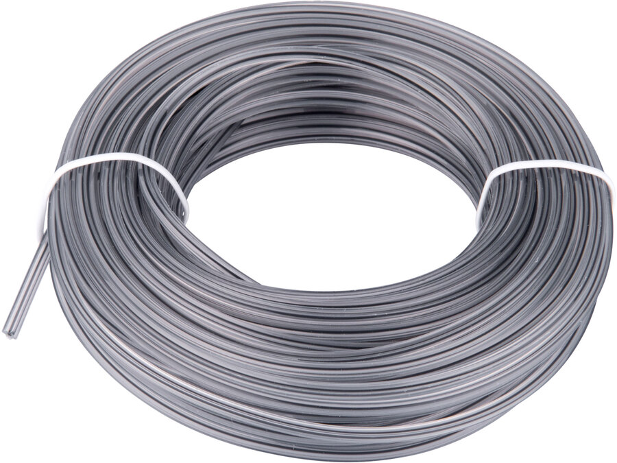 Damil szegélynyíró géphez 2,7 mm, csillag keresztmetszetű, fekete közép/dual power, 15m