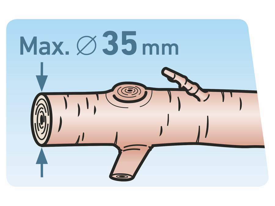 Ágvágó olló, 700mm, HCS