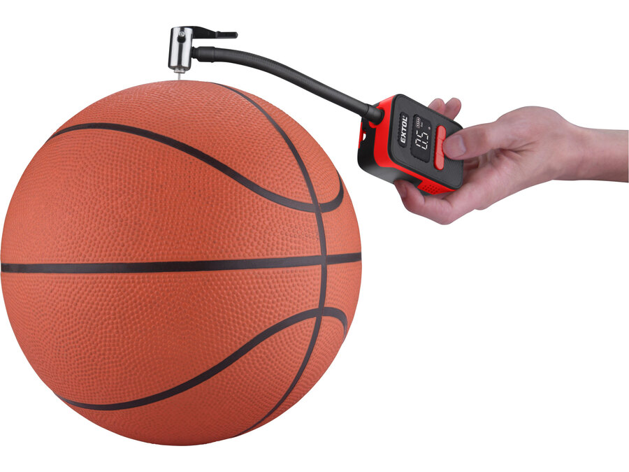 Akkus légkompresszor 8V, 500 mAh Li-ion akku, max. 10,3 Bar