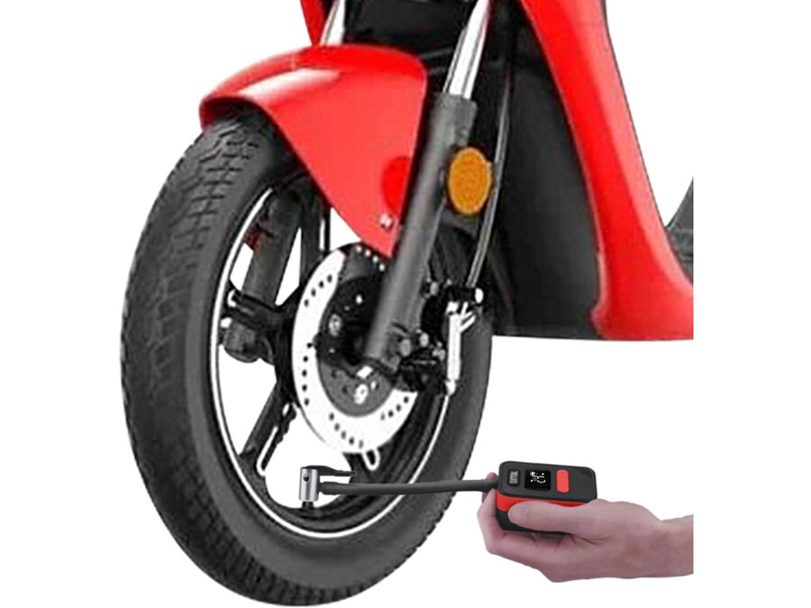 Akkus légkompresszor 8V, 500 mAh Li-ion akku, max. 10,3 Bar