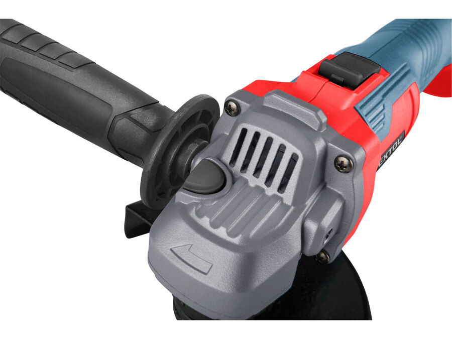 Akkus sarokcsiszológép, Share20V, 20V, Li-ion, szénkefe nélküli, 125mm, AKKU és TÖLTŐ NÉLKÜL!