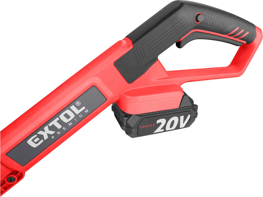 Akkus fűszegélynyíró gép Share20V, 1db 2000 mAh Li-ion akku, 1db töltő