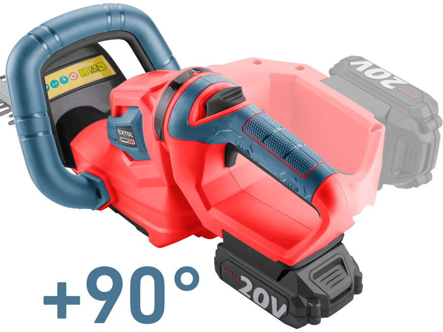 Akkus sövényvágó gép, SHARE20V, 2Ah