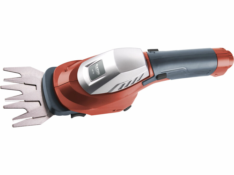 Akkus fű és sövénynyíró olló, 7,2V Li-ion, 1300mAh