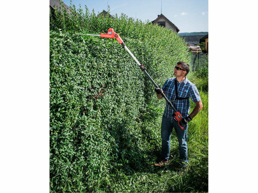 Akkus sövényvágó gép, Garden20V, ALU teleszkópos rúddal, 20V, AKKU és TÖLTŐ NÉLKÜL!