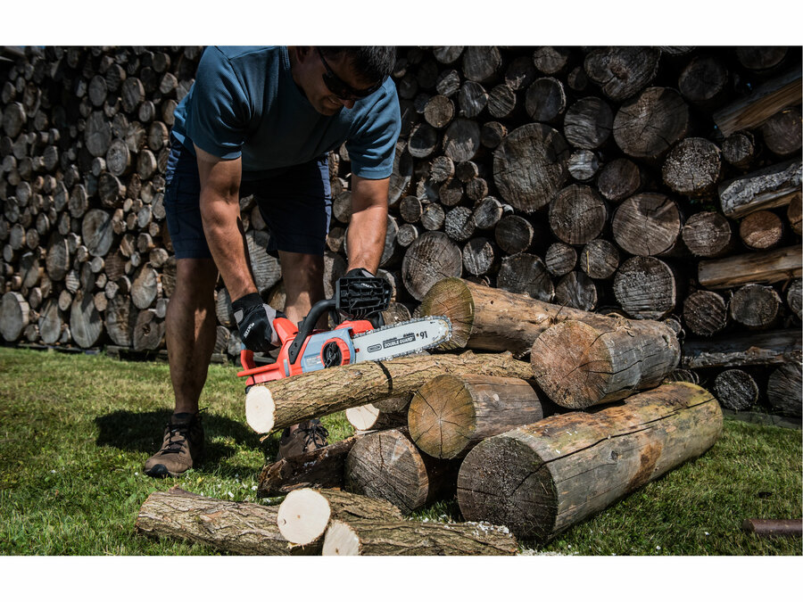 Akkus láncfűrész gép, Garden20V, 20V, AKKU és TÖLTŐ NÉLKÜL!, vezetőhossz 305mm, Oregon lánc és vezető