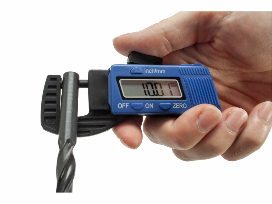 Digitális mikrométer; 0,01×12,7mm, műanyag, pontosság ±0,1 mm